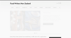 Desktop Screenshot of foodwriters.org.nz